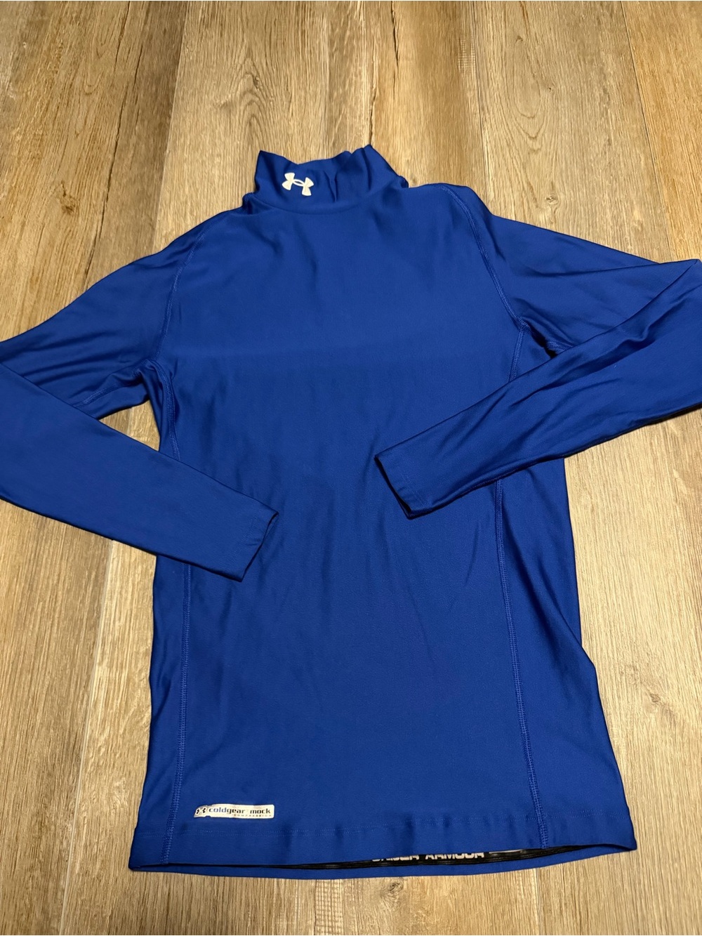 Under Armour ColdGear Royal Blue Mock Neck Base Layer
